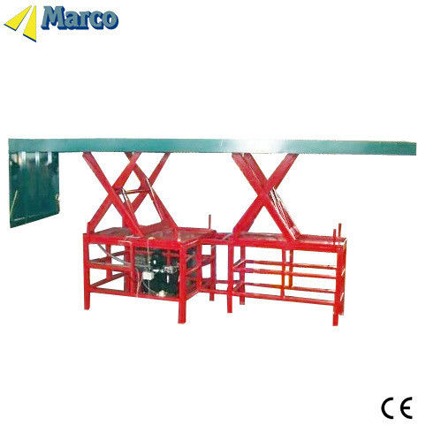 Hydraulisch angetriebene Marco-Schere-Hoftabelle mit Ladeklappe Gewichtsniveau Twin Marco